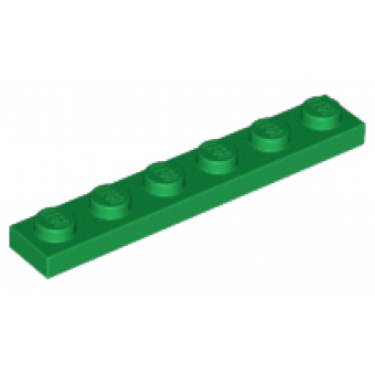 plaat 1x6 green